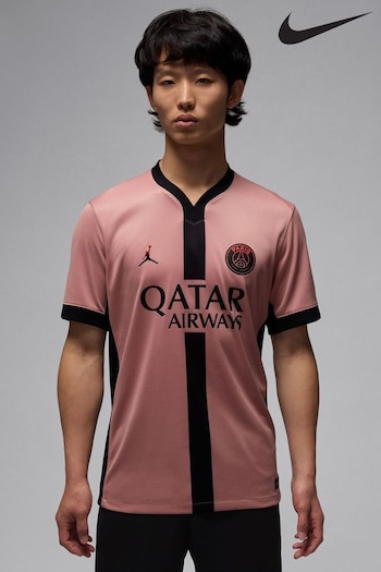 Nike Pink PSG 24/25 Stadium Third Football Shirt (B56528) | £85