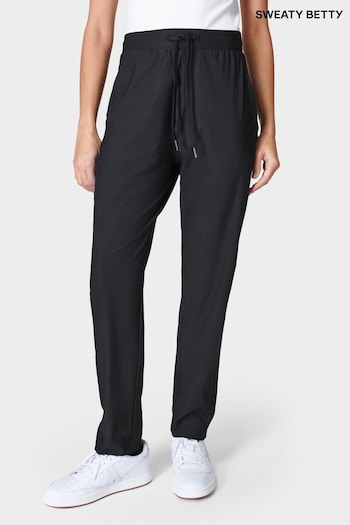 Sweaty Betty Black 25" Inseam Explorer Trousers (B56577) | £98