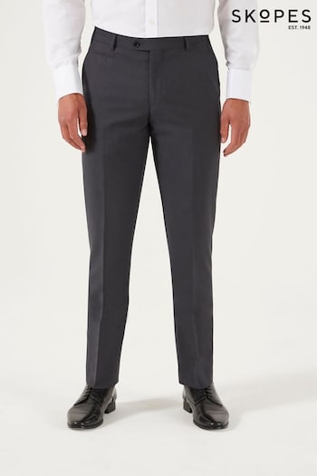Skopes Tailored Fit Grey Madrid Charcoal Suit Trousers (B56712) | £49