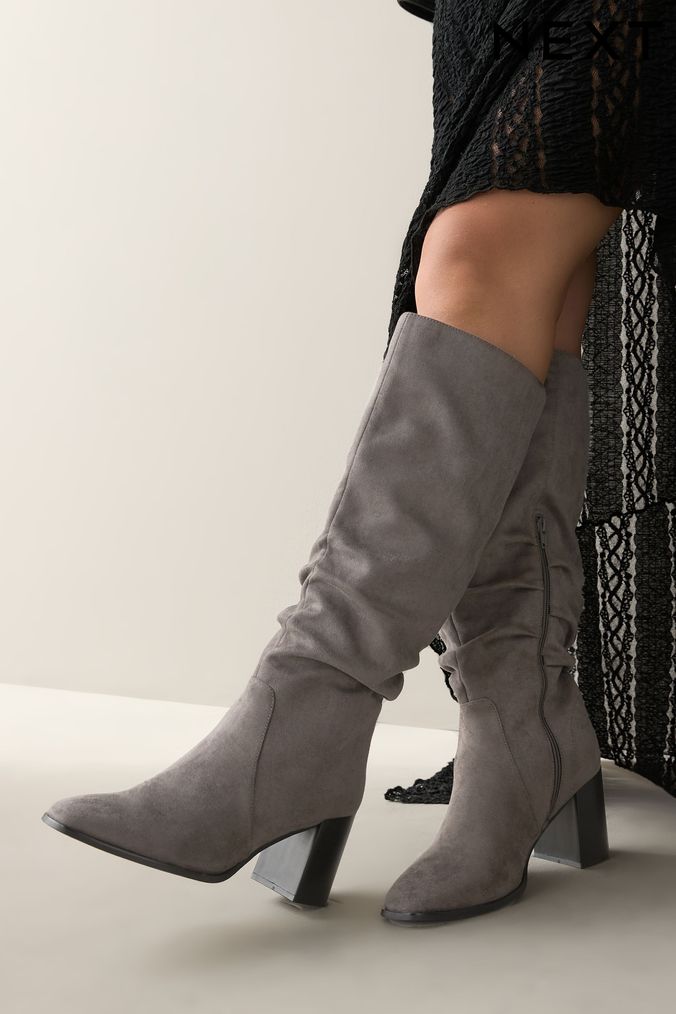 Womens High Heeled Boots Leather Ankle Boots Next UK