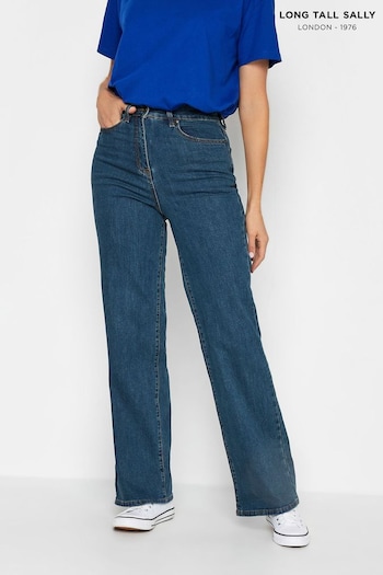 Long Tall Sally Blue Bea Wide Leg Jeans (B57035) | £30