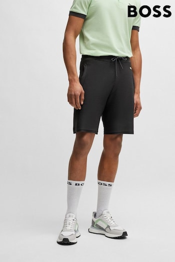 BOSS Dark Grey Stretch Regular Fit Shorts (B57077) | £179