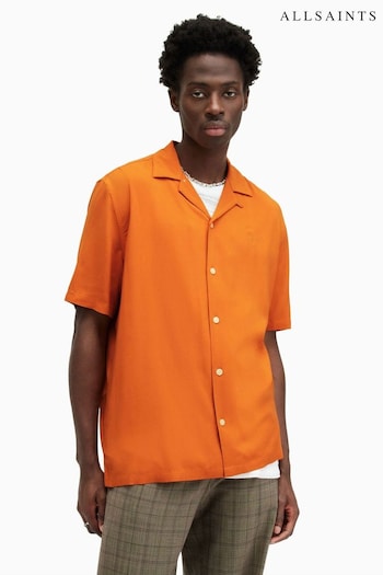 AllSaints Orange Venice Shirt (B57095) | £89
