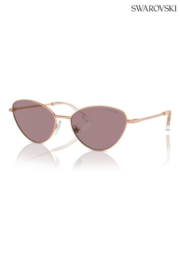 Swarovski Pink Sk7014 Cat Eye Sunglasses (B57134) | £180