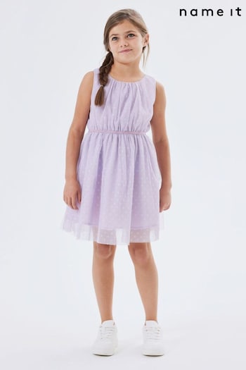 Name It Purple Skater Dress (B57174) | £20