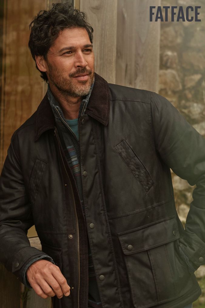 Mens wax biker jacket uk online