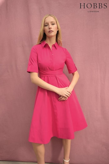 Hobbs Pink Tarianna Dress (B57240) | £139