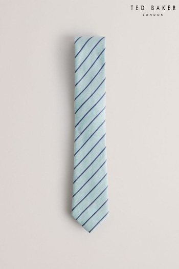 Ted Baker Niels Linen Stripe Silk Tie (B57473) | £45