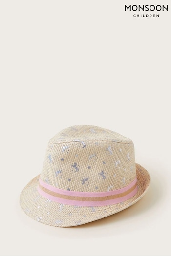 Monsoon Natural Unicorn Trilby Hat (B57654) | £14 - £15