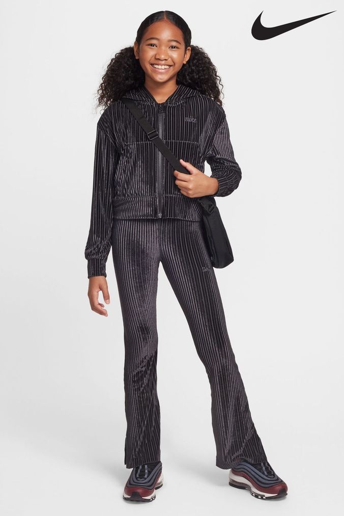Nike velour hoodie dress new arrivals