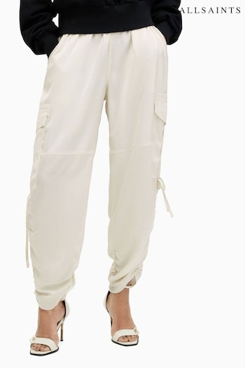 AllSaints White Kaye Trousers (B57806) | £139