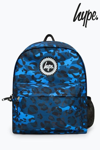 Hype. Blue Leopard Camo Backpack (B57818) | £30