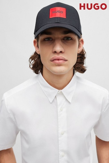 HUGO Relaxed Fit White Shirt in Stretch Cotton Canvas (B57967) | £69