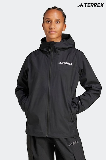 adidas Terrex Black Mountain 2L Rain Jacket (B58006) | £100