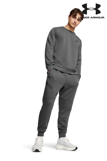 Under Armour Grey Unstoppable Fleece Sweat Top (B58112) | £0