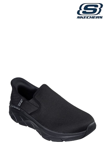 Skechers Black D'Lux Walker 2.0 Reeler Shoes (B58228) | £89