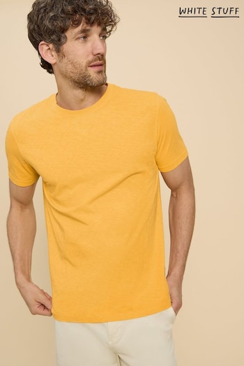 White Stuff Yellow Abersoch Short Sleeve T-Shirt (B58309) | £25