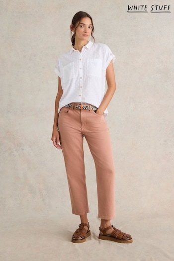 White Stuff Pink Charlie Straight Crop und Jeans (B58362) | £55