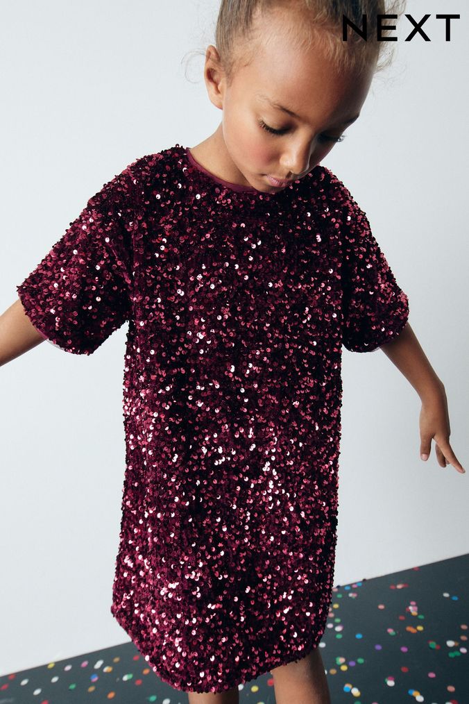 Next sequin dress girl online