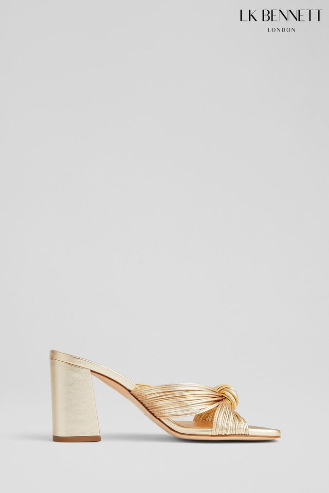 Buy Women s Sandals Gold Mules Partywear Footwear Online Next UK