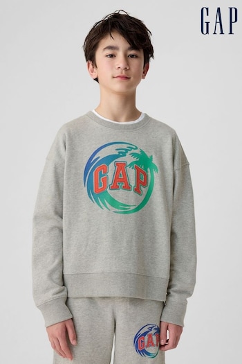 Gap Grey Logo Graphic Sweatshirt (4-13yrs) (B58715) | £20