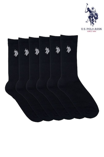 U.S. Polo Assn. Mens Classic Sports Socks 5 Pack (B58800) | £25