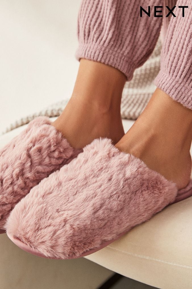 Pink Mules Pink Mule Heels Slippers Next Official Site