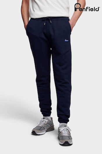 Penfield Mens Relaxed Fit Blue Original Logo Joggers (B59292) | £75