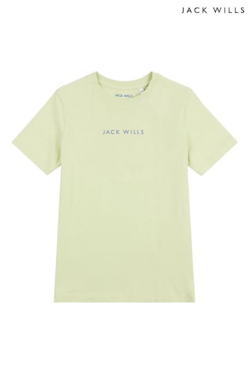 Jack Wills Boys Green Digital Graphic T-Shirt (B59366) | £25 - £30