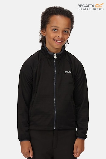 Regatta Junior Highton Lite Softshell Black Jacket (B59561) | £28