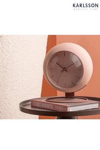 Karlsson Sand Brown Nirvana Globe Table Clock (B59607) | £60