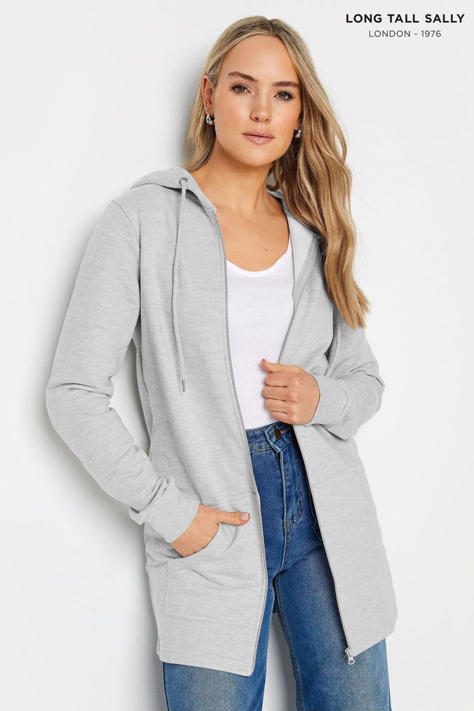 Womens Grey Longline Sweatshirts Hoodies Next Official Site