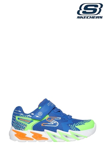 Skechers Blue S Lights: Flex-Glow Bolt Shoes (B59833) | £54