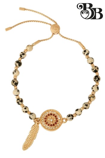 Bibi Bijoux Gold Tone Dreamcatcher Friendship Bracelet (B60043) | £25