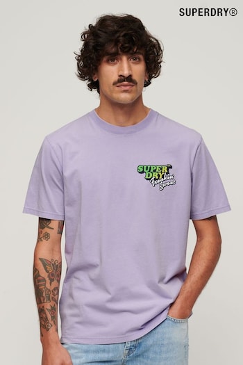 Superdry Purple Travel Loose T-Shirt (B60099) | £30