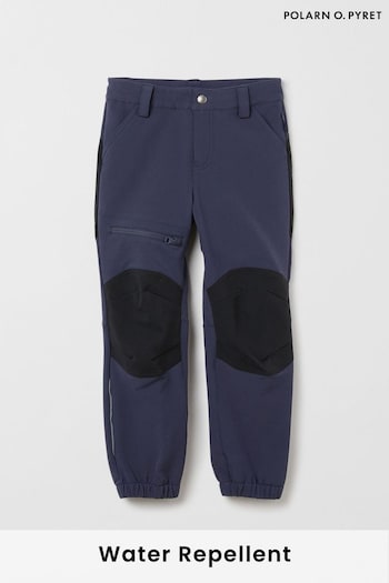 Polarn O Pyret Blue Waterproof Heels Trousers (B60178) | £45