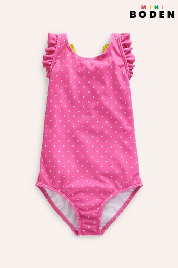 Boden Pink Fun Appliqué Swimsuit (B60241) | £23 - £27