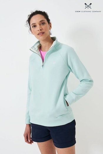 Crew Clothing Half Zip Sweatshirt (B60256) | £59