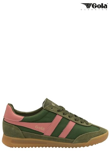 Gola Green Ladies Tornado Lace-Up Trainers (B60451) | £80