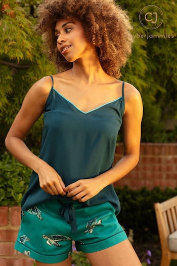 Cyberjammies Green Large Shorts and Cami Set (B60460) | £36
