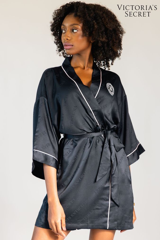 Silk dressing gown victoria's secret top
