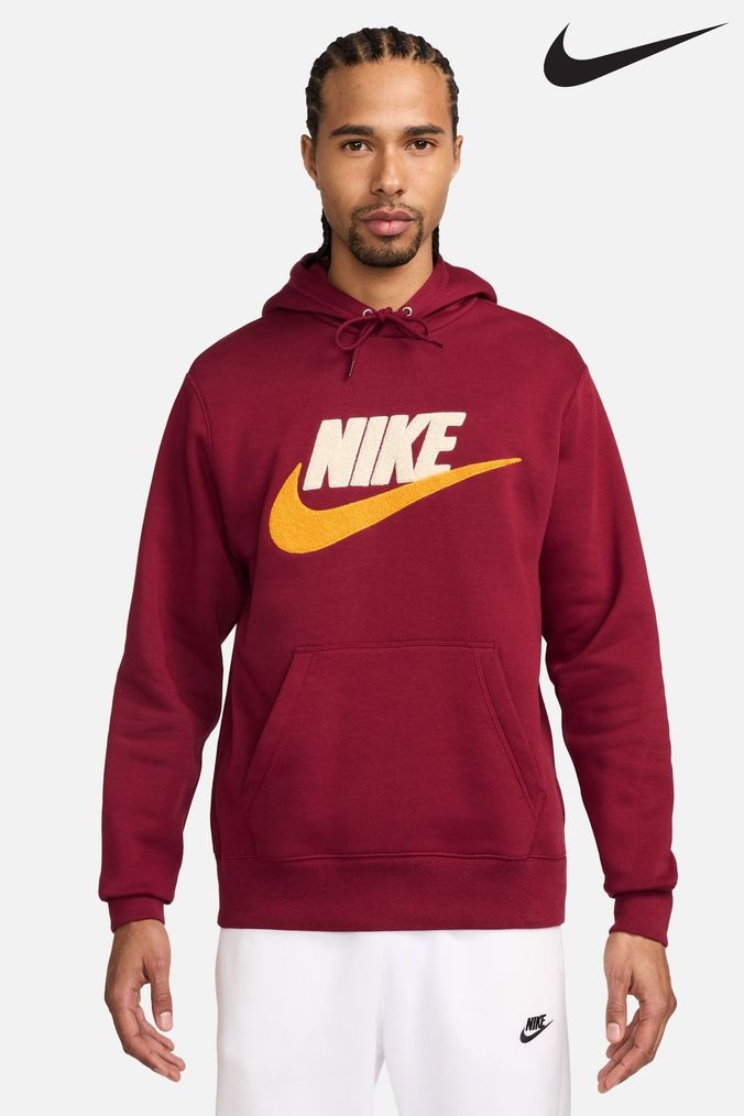 Buy Men s Nike Red Hoodies Sweatshirtsandhoodies Online Next UK
