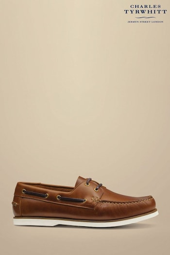 Charles Tyrwhitt Brown Charles Tyrwhitt Brown Boat Shoes TOMMY (B60736) | £100