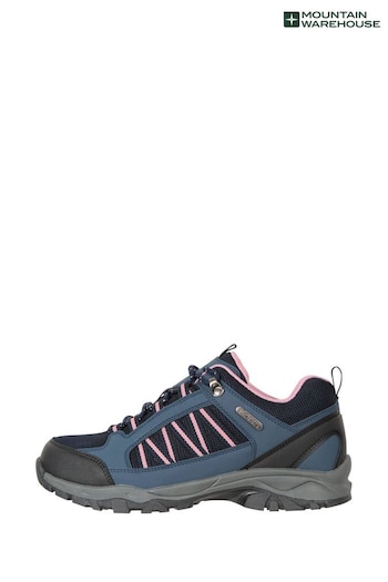 Mountain Warehouse Blue Path Waterproof Walking Shoes - latests (B60773) | £43