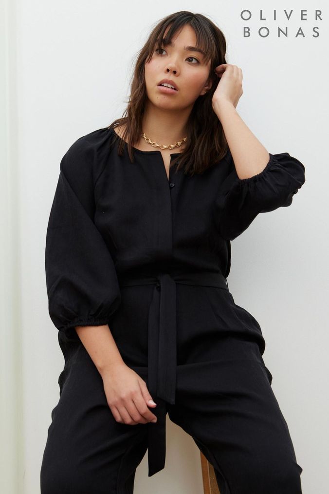 Oliver bonas sales cherry jumpsuit