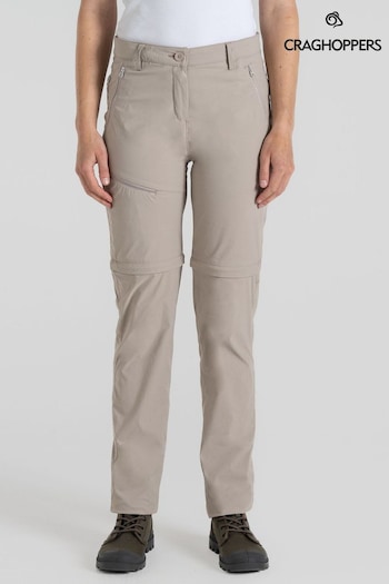 Craghoppers NosiLife PRO III Convertible Cream Trousers (B61008) | £95