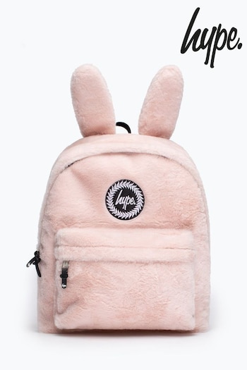 Hype. Kids Pink Unisex Bunny Backpack (B61079) | £35