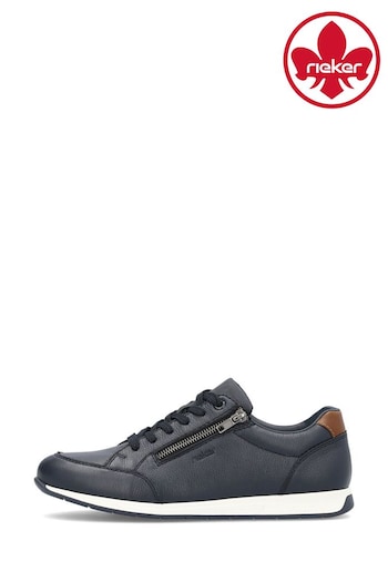 Rieker Mens Blue Zipper ATR Shoes (B61096) | £85