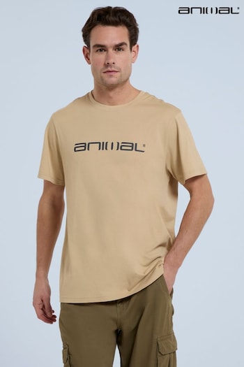 Animal Relaxed Nude Leon Organic T-Shirt (B61208) | £22