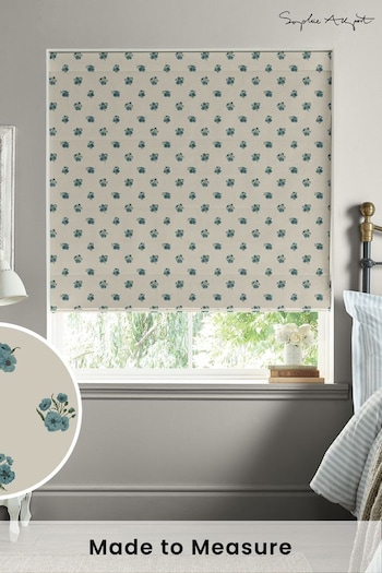 Sophie Allport Blue Poppies Made to Measure Roman Blinds (B61553) | £79